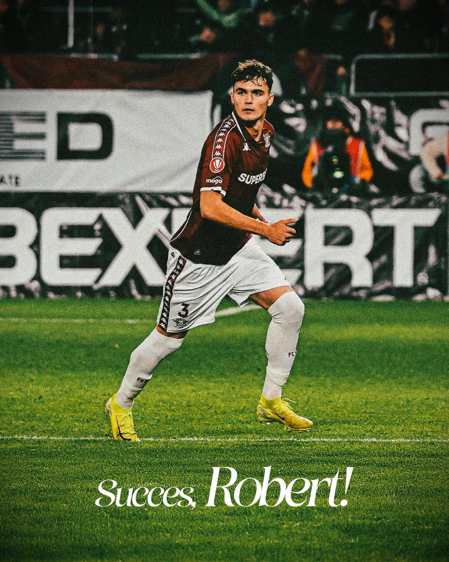 E oficial! La ce club din Superligă l-a împrumutat Rapid pe Robert Bădescu