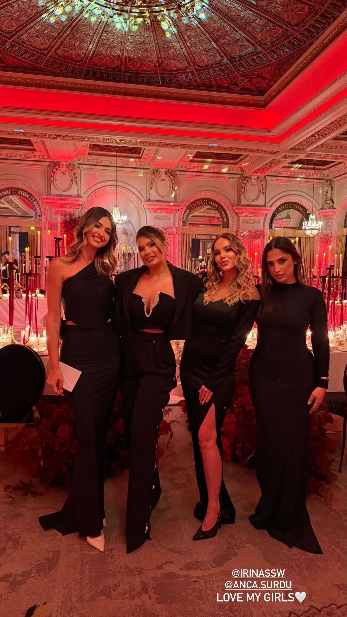 „Love my girls” » A furat toate privirile la petrecerea de logodnă a lui Radu Drăgușin, la Athenee Palace