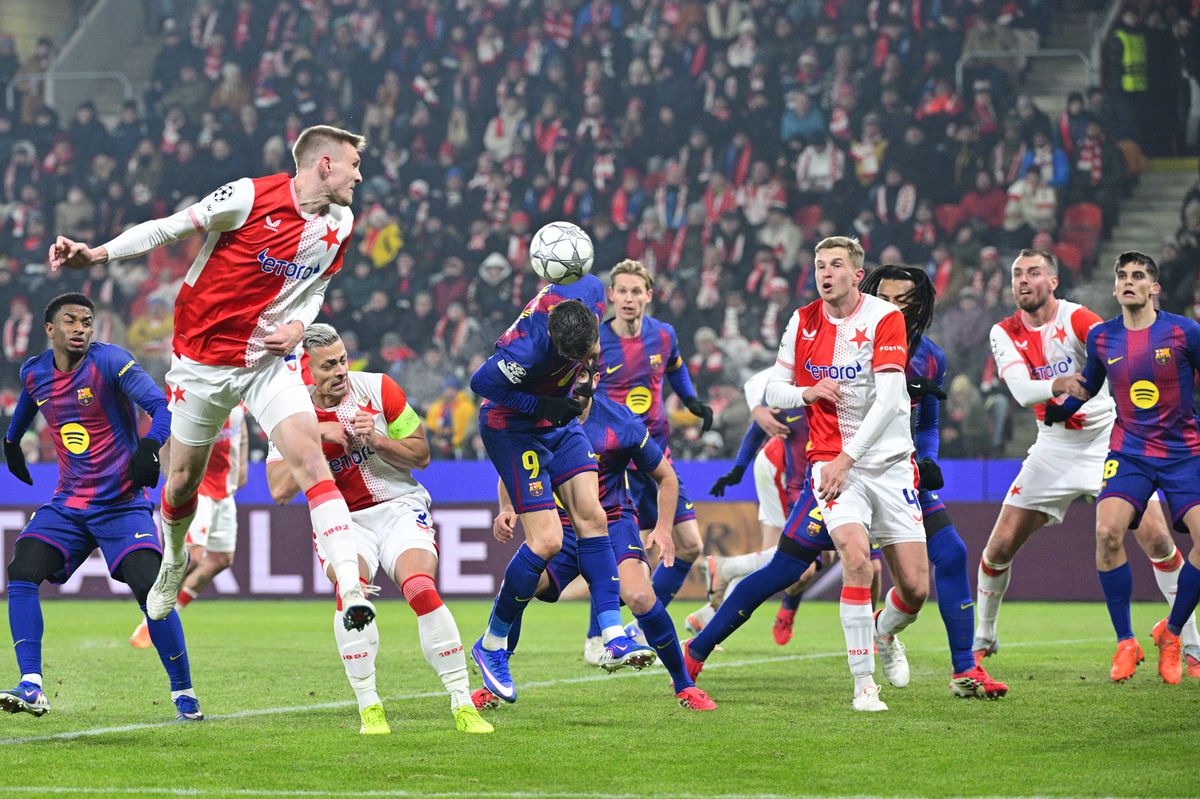 Slavia Praga - Barcelona, Liga Campionilor