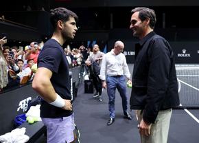 Carlos Alcaraz, impresionat de cum joacă Roger Federer golf: „Eu joc de cinci ani și el deja mă bate. Da, doare”