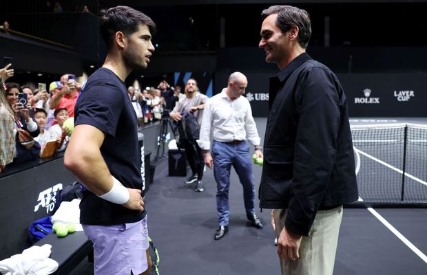 Carlos Alcaraz, impresionat de cum joacă Roger Federer golf: „Eu joc de cinci ani și el deja mă bate. Da, doare”