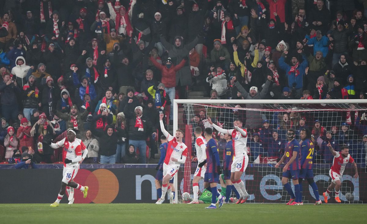 Slavia Praga - Barcelona, Liga Campionilor