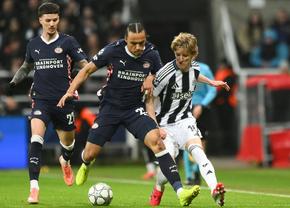 PSV, surclasată de Newcastle! Dennis Man a fost schimbat în minutul 62