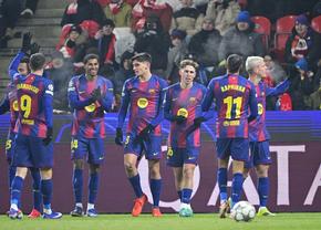 Meci de poveste la Praga! Barcelona se impune după un thriller cu Slavia » Catalanii rămân în lupta pentru primele 8 locuri