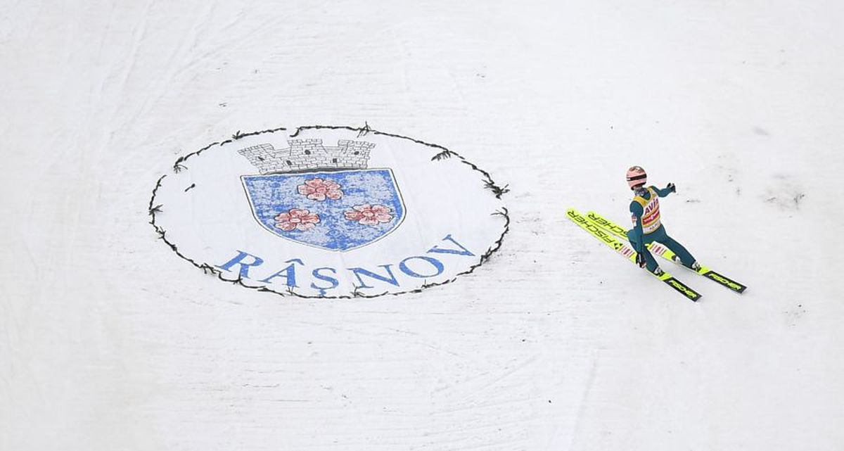 FOTO Imagini spectaculoase » Victorie germană la Râșnov! Karl Geiger s-a impus în etapa de Cupă Mondială