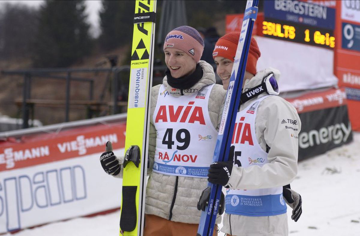 FOTO Imagini spectaculoase » Victorie germană la Râșnov! Karl Geiger s-a impus în etapa de Cupă Mondială