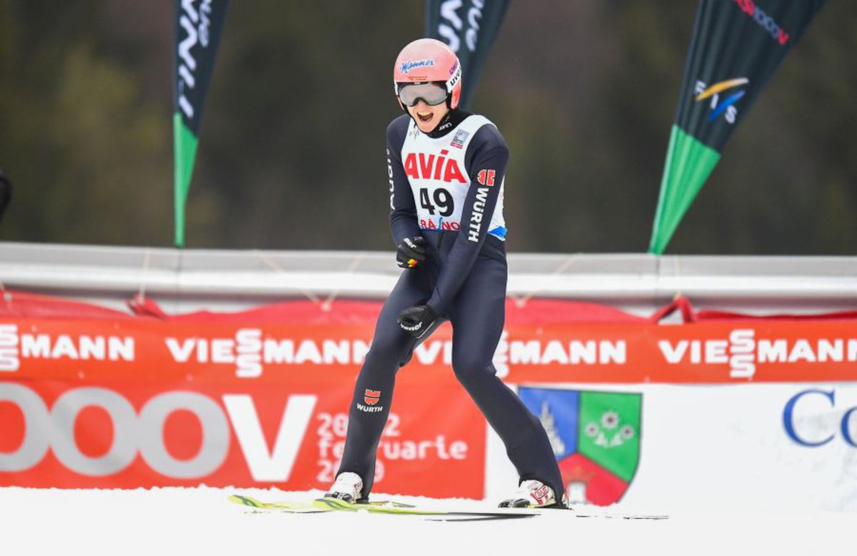 FOTO Imagini spectaculoase » Victorie germană la Râșnov! Karl Geiger s-a impus în etapa de Cupă Mondială