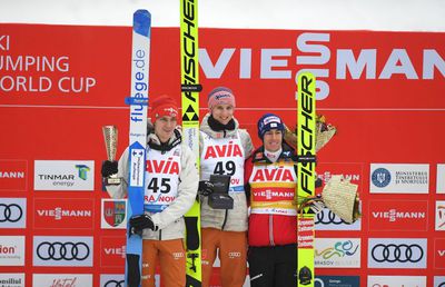 FOTO Imagini spectaculoase » Victorie germană la Râșnov! Karl Geiger s-a impus în etapa de Cupă Mondială