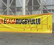 FOTO EXCLUSIV Un nou protest la stadionul „Arcul de Triumf”! Fanii rugby-ului îi atacă pe Novak și Stroe