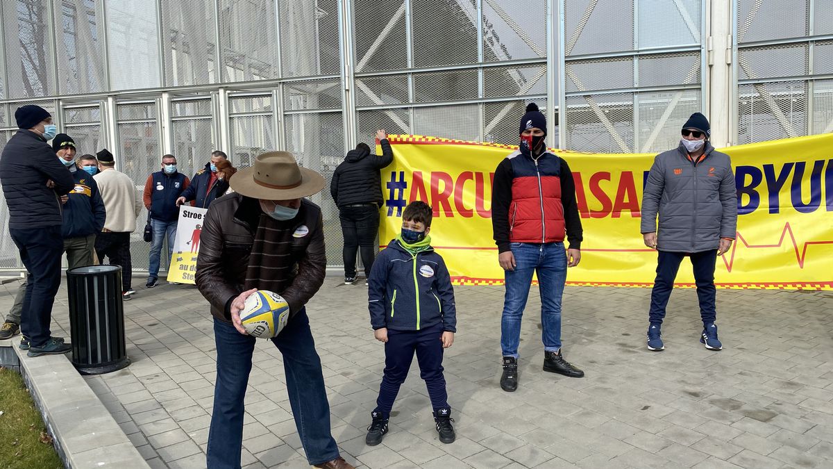 Protest Arcul de Triumf - 21.02.2020