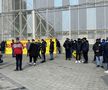 FOTO EXCLUSIV Un nou protest la stadionul „Arcul de Triumf”! Fanii rugby-ului îi atacă pe Novak și Stroe