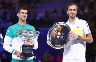 Medvedev, poveste spectaculoasă cu Djokovic după finala Australian Open: „Eu eram pe locul 500 sau 600, iar el era lider mondial” » Ce glumă a făcut sârbul