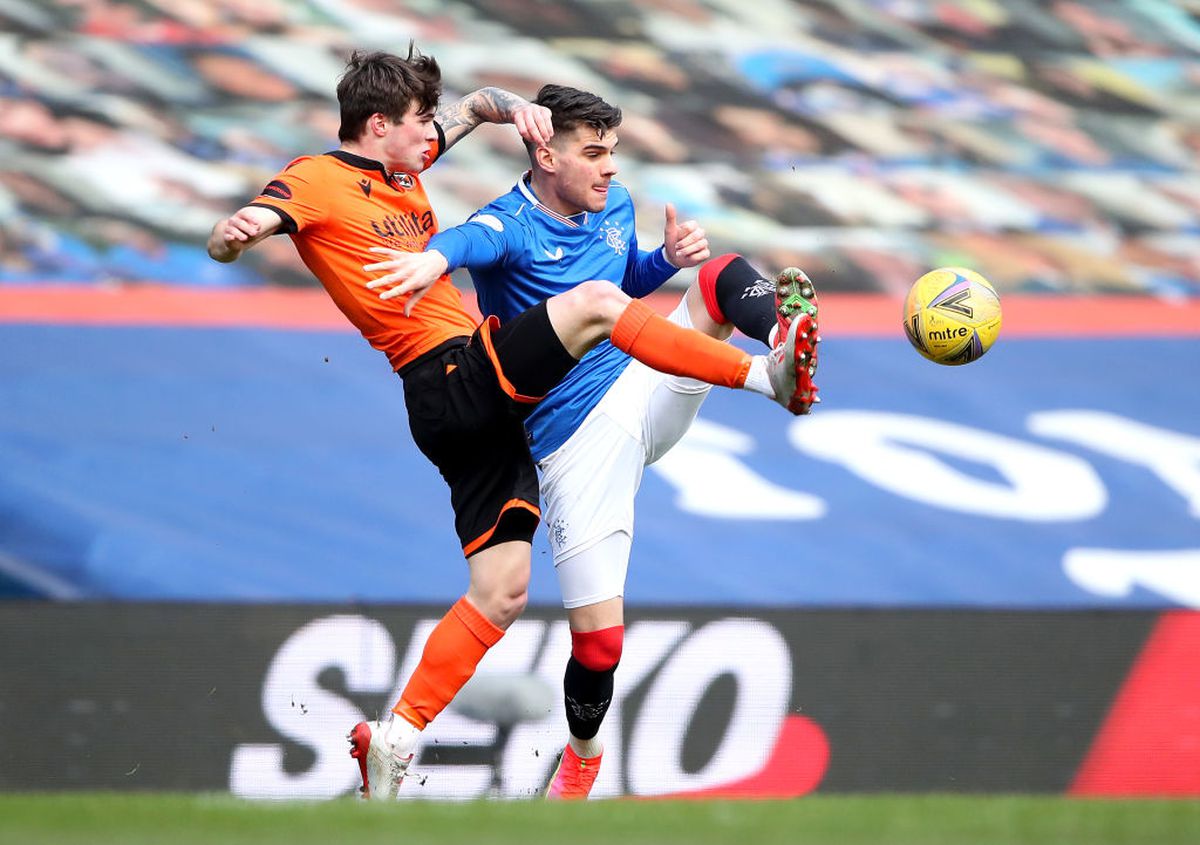 Ianis Hagi în Rangers - Dundee United, 21.02.2021 / FOTO: GettyImages