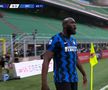 Romelu Lukaku, după golul din AC Milan - Inter 0-3 // foto: captură @ Telekom Sport