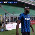 Romelu Lukaku, după golul din AC Milan - Inter 0-3 // foto: captură @ Telekom Sport