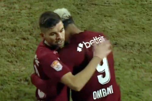Billel Omrani, gol în Gaz Metan - CFR Cluj