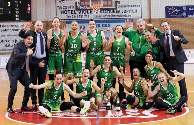 Hegemonie în baschetul românesc » Sepsi SIC Sfântu Gheorghe a câștigat din nou Cupa României