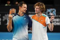 Povestea săptămânii în sportul mondial: un ucrainean și un rus au câștigat împreună un turneu de tenis: „Pace tuturor!”