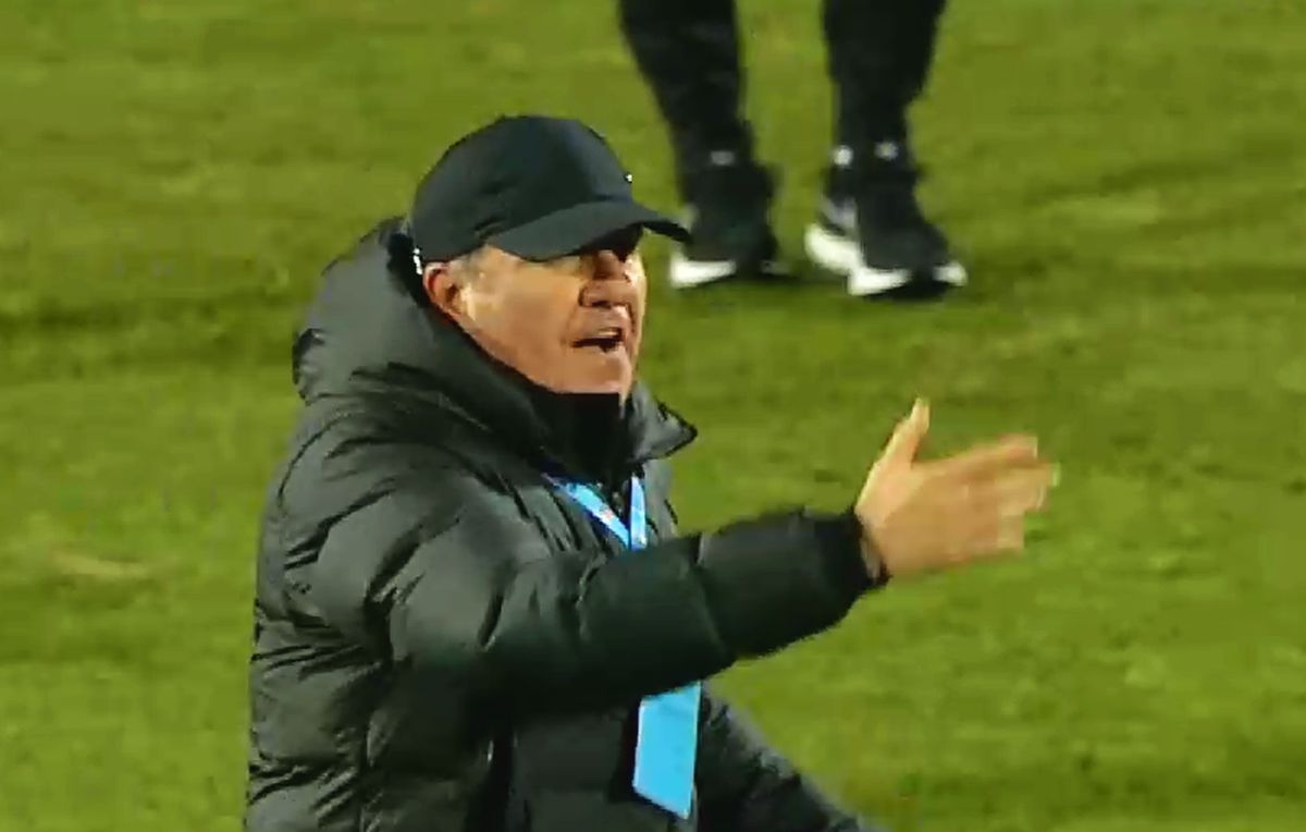 Dragoș Nedelcu, certat de Gică Hagi după Farul - FC Argeș 0-1 / FOTO: Capturi @TV Digi Sport 1