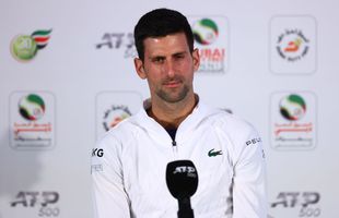 Novak Djokovic, înainte de primul meci din 2022: „Când am aflat că pot juca la Dubai, am fost foarte motivat să revin la antrenamente”