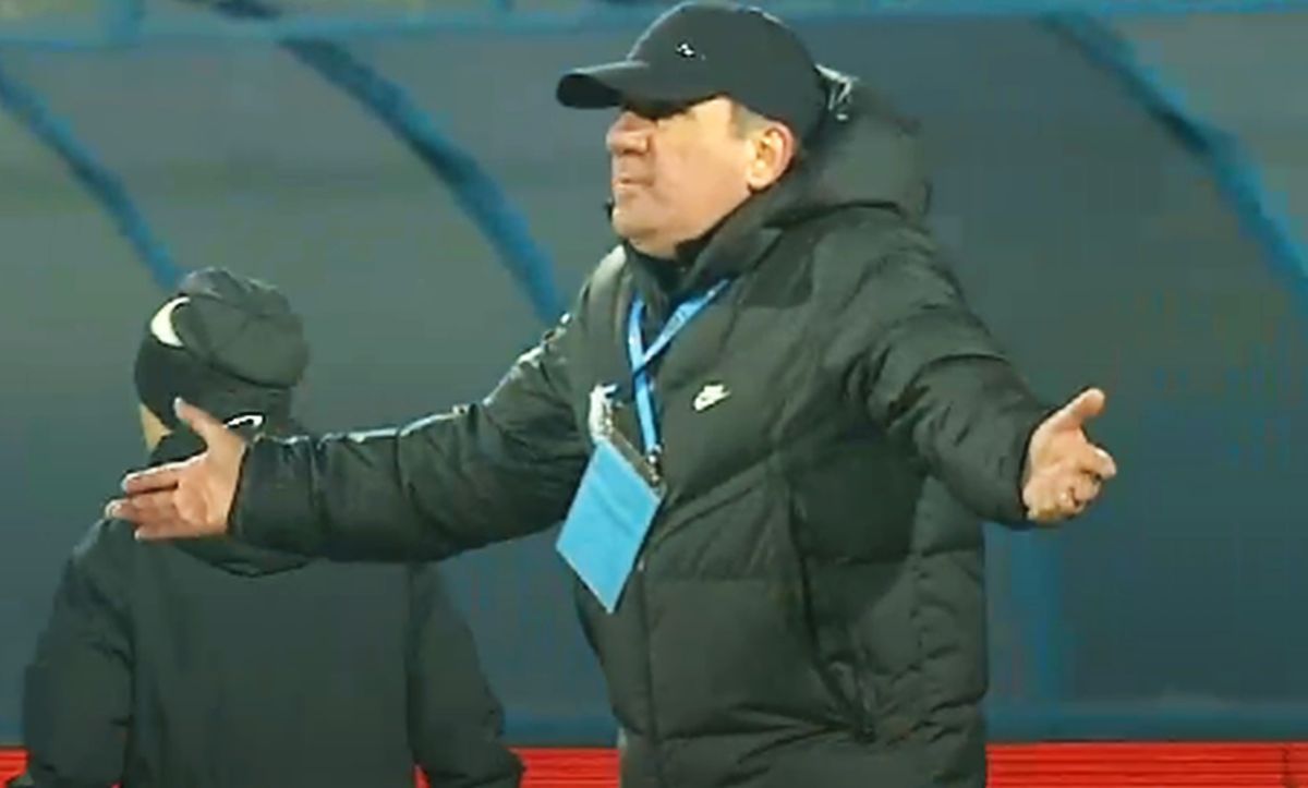 Dragoș Nedelcu, certat de Gică Hagi după Farul - FC Argeș 0-1 / FOTO: Capturi @TV Digi Sport 1