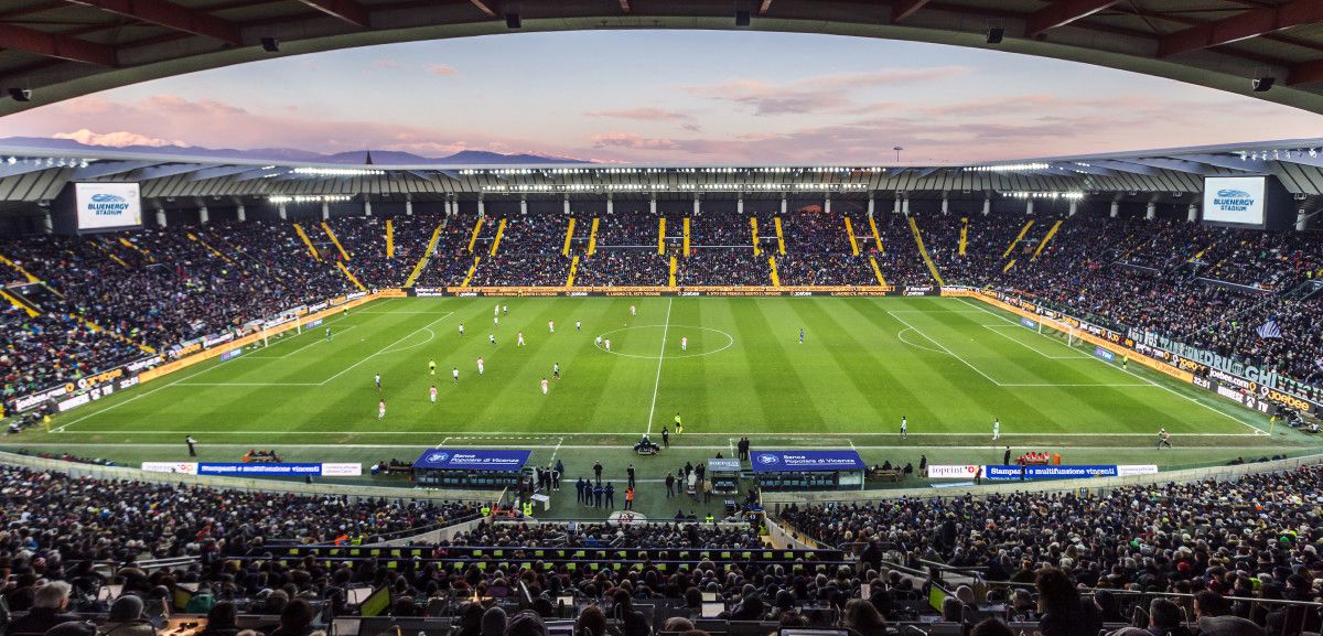 Stadionul lui Udinese va avea 2400 de panouri solare pe acoperiș