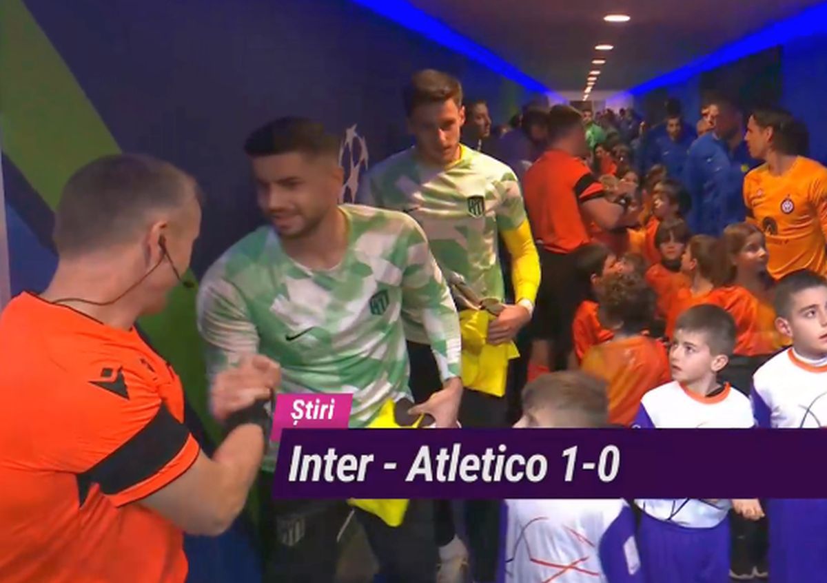 Camerele au surprins totul: ce a făcut Horațiu Moldovan înainte de Inter - Atletico Madrid