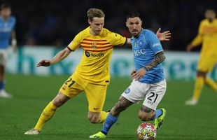 Napoli - Barcelona 1-1 » Remiză spectaculoasă pe „Stadio Maradona”, verdictul se dă în Spania