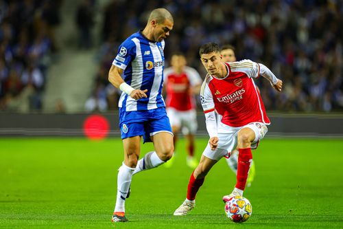 Pepe, în Porto - Arsenal / FOTO: Imago