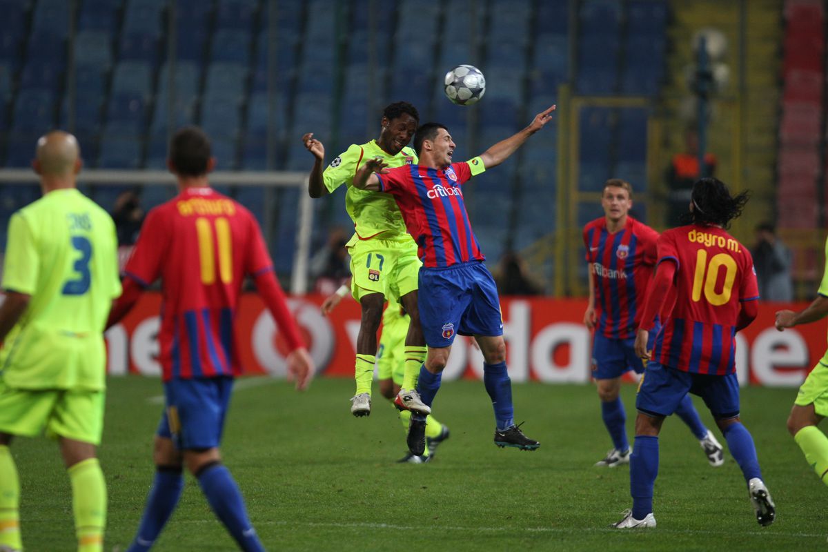 Imagini de arhivă de la duelurile dintre FCSB și Lyon