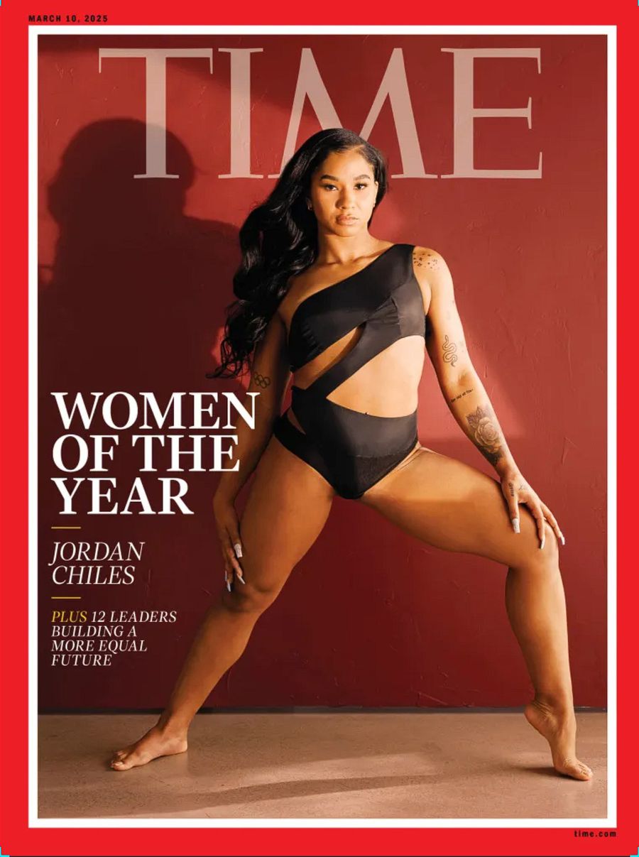 Jordan Chiles pe coperta revistei Time Jordan Chiles a fost declarată „Femeia anului 2024” de către revista americană „Time”: „Acel podium de la Paris va rămâne mereu în cărțile de istorie, indiferent ce se va întâmpla”