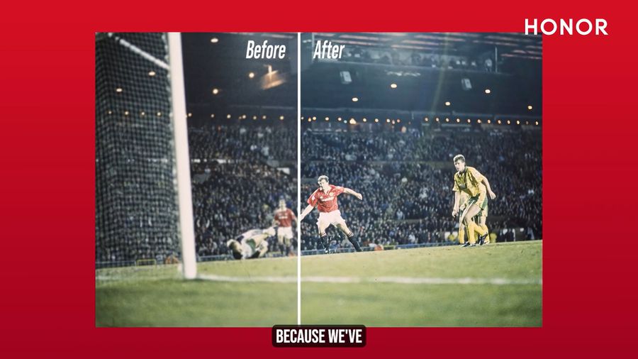 HONOR și Qualcomm restaurează 115 ani din istoria clubului Manchester United cu funcția AI Photo Upscale disponibilă pe Magic7 Pro