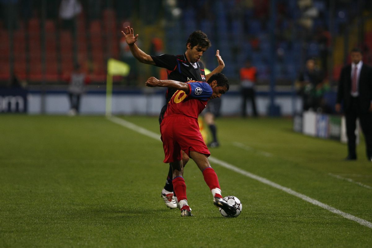 Imagini de arhivă de la duelurile dintre FCSB și Lyon