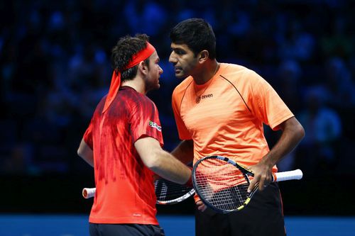 Rohan Bopanna și Florin Mergea/Foto: Getty Images