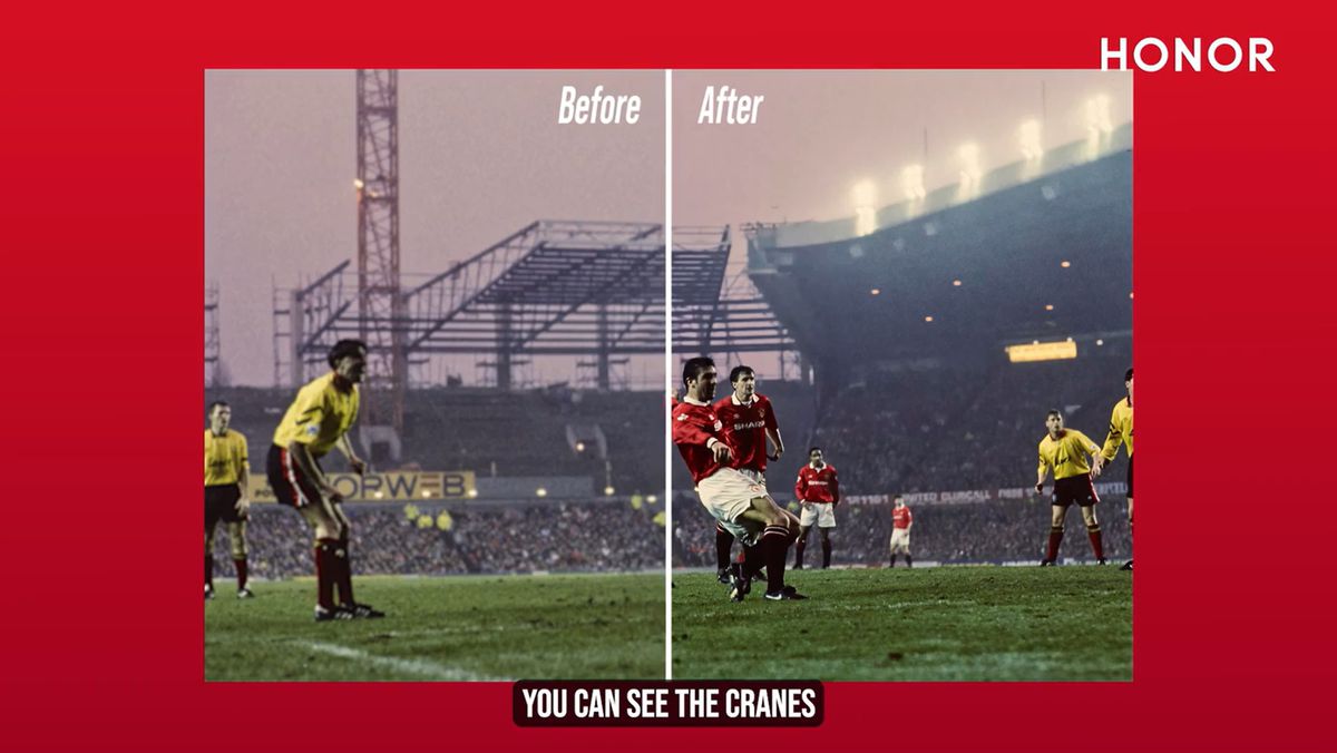 HONOR și Qualcomm restaurează 115 ani din istoria clubului Manchester United cu funcția AI Photo Upscale disponibilă pe Magic7 Pro