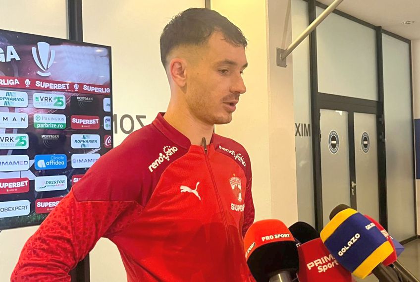 Raul Opruț, fundașul stânga al lui Dinamo