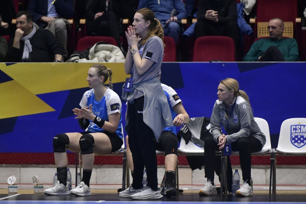 După ce CSM București s-a calificat direct în „sferturi”, Bojana Popovic a surprins: „Dorința mea era să jucăm în optimi”
