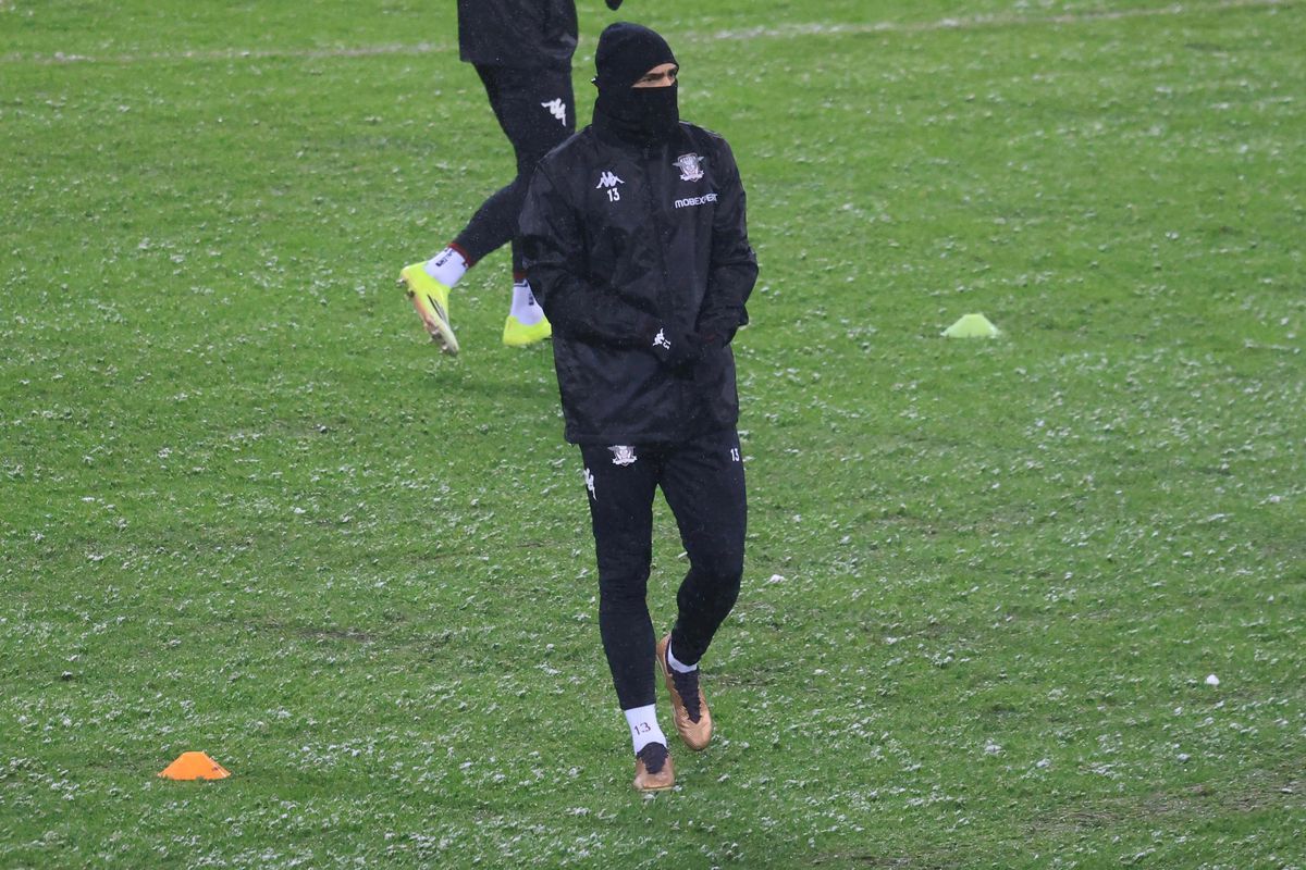 Imagini de la încălzire înainte de Rapid - Dinamo, 21.02.2026