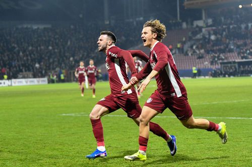 Lorenzo Biliboc (19 ani) a fost eroul celor de la CFR Cluj în această seară, în victoria 2-1 cu Petrolul Ploiești // foto: Imago