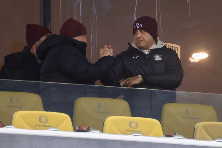 Dan Șucu, la Rapid - Dinamo // FOTO: Ionuț Iordache