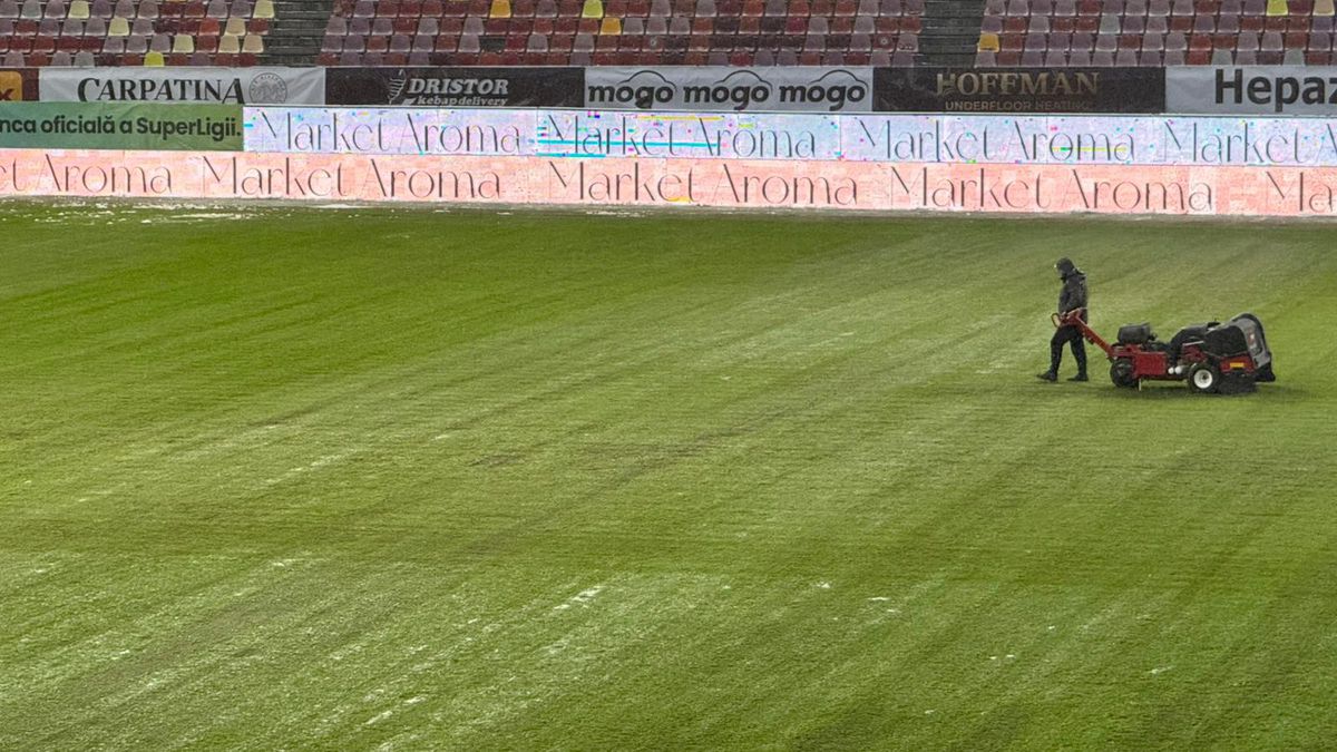 Arena Națională, cu două ore înainte de Rapid - Dinamo, etapa 28 + lojile celor două echipe