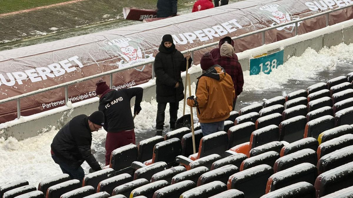 Arena Națională, cu două ore înainte de Rapid - Dinamo, etapa 28 + lojile celor două echipe