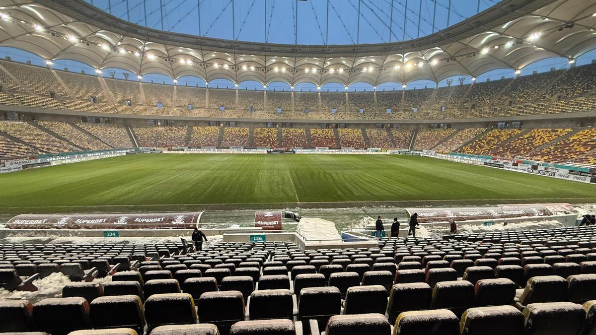 Arena Națională, cu două ore înainte de Rapid - Dinamo, etapa 28 + lojile celor două echipe