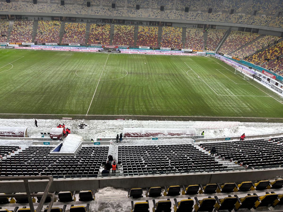 Arena Națională, cu două ore înainte de Rapid - Dinamo, etapa 28 + lojile celor două echipe