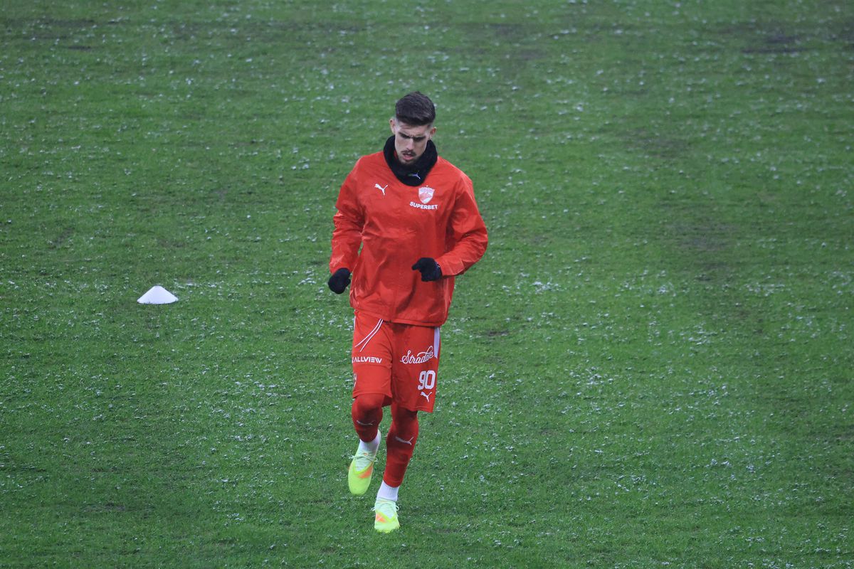 Imagini de la încălzire înainte de Rapid - Dinamo, 21.02.2026