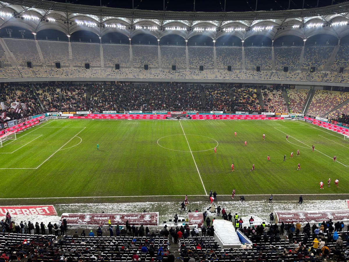 După Rapid - Dinamo, dezastrul » Așa arată gazonul Arenei Naționale înainte de FCSB - Metaloglobus