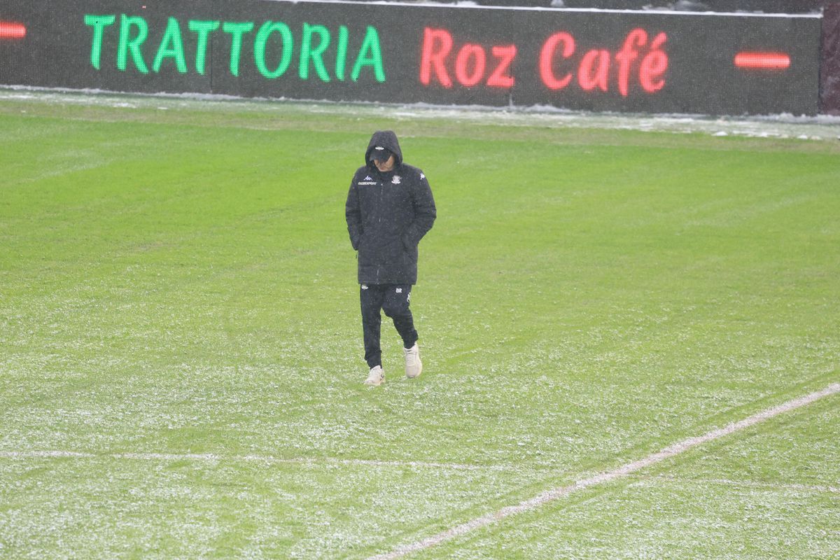 Imagini de la încălzire înainte de Rapid - Dinamo, 21.02.2026