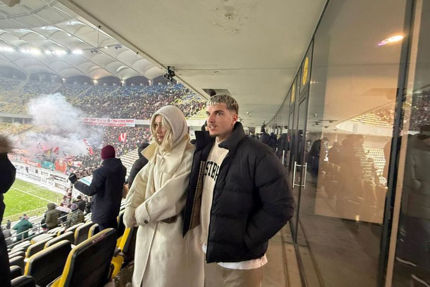 Valentin Mihăilă și-a făcut apariția la Rapid - Dinamo // FOTO: GSP.ro