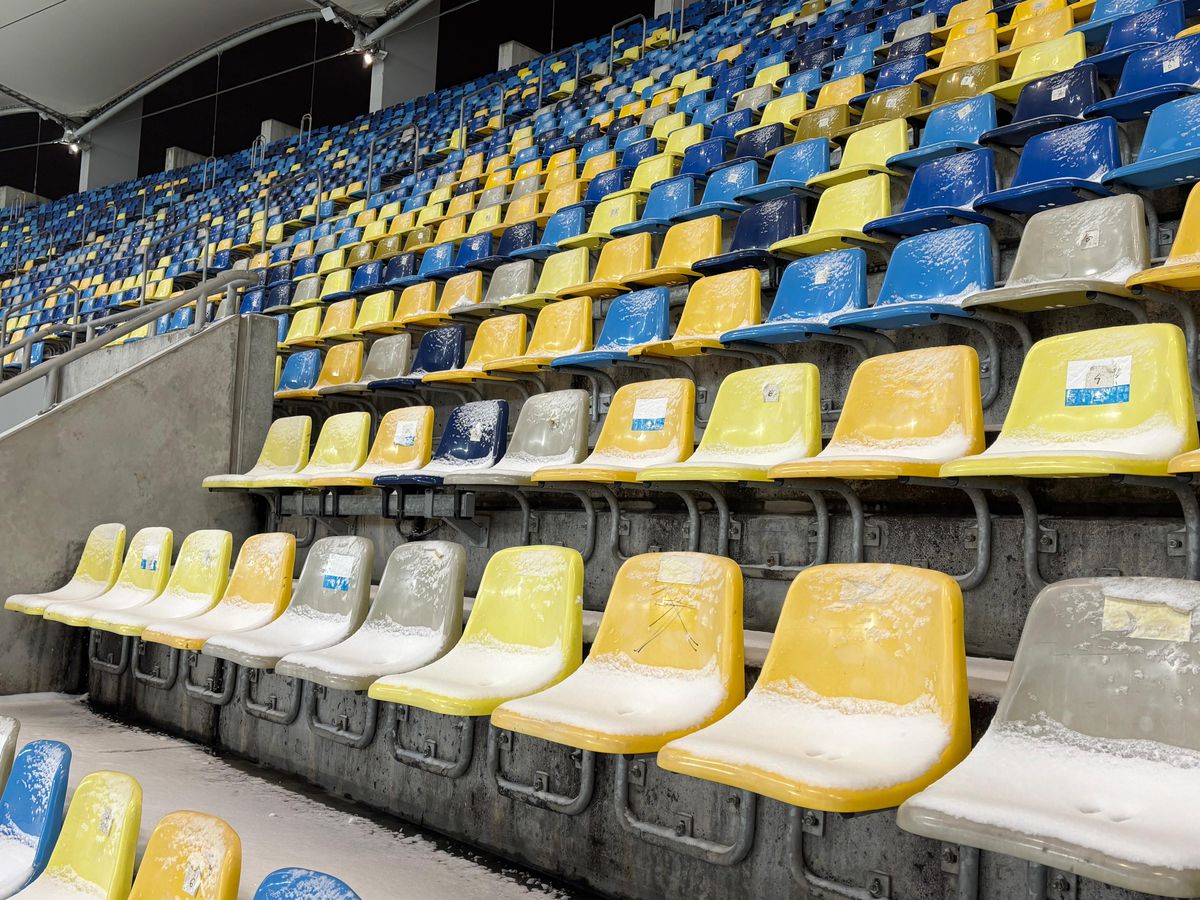 Arena Națională, cu două ore înainte de Rapid - Dinamo, etapa 28 + lojile celor două echipe