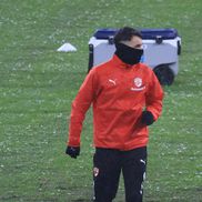 Imagini de la încălzire înainte de Rapid - Dinamo, 21.02.2026 // FOTO: Ionuț Iordache (GSP.ro)